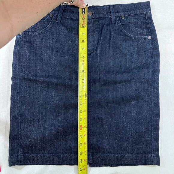 Citizens of Humanity Women sz 30 Hutton Stretch Denim High Waist Pencil Skirt - Picture 7 of 11